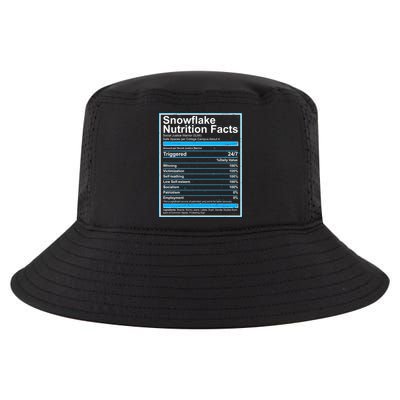 Snowflake Nutrition Facts Cool Comfort Performance Bucket Hat