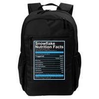 Snowflake Nutrition Facts Daily Commute Backpack