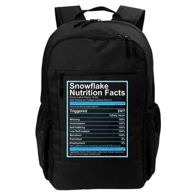 Snowflake Nutrition Facts Daily Commute Backpack