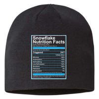 Snowflake Nutrition Facts Sustainable Beanie