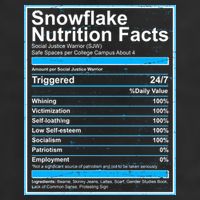 Snowflake Nutrition Facts 12oz Stainless Steel Coffee Mug