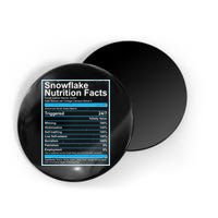 Snowflake Nutrition Facts Magnet