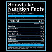 Snowflake Nutrition Facts Magnet