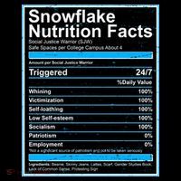 Snowflake Nutrition Facts Premium T-Shirt