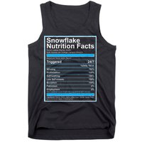 Snowflake Nutrition Facts Tank Top