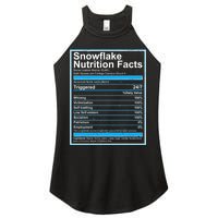 Snowflake Nutrition Facts Women's Perfect Tri Rocker Tank