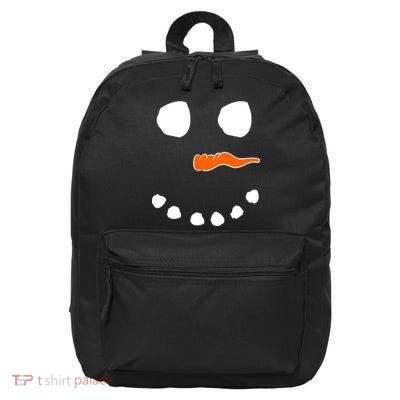 Snowman Big Face 16 in Basic Backpack