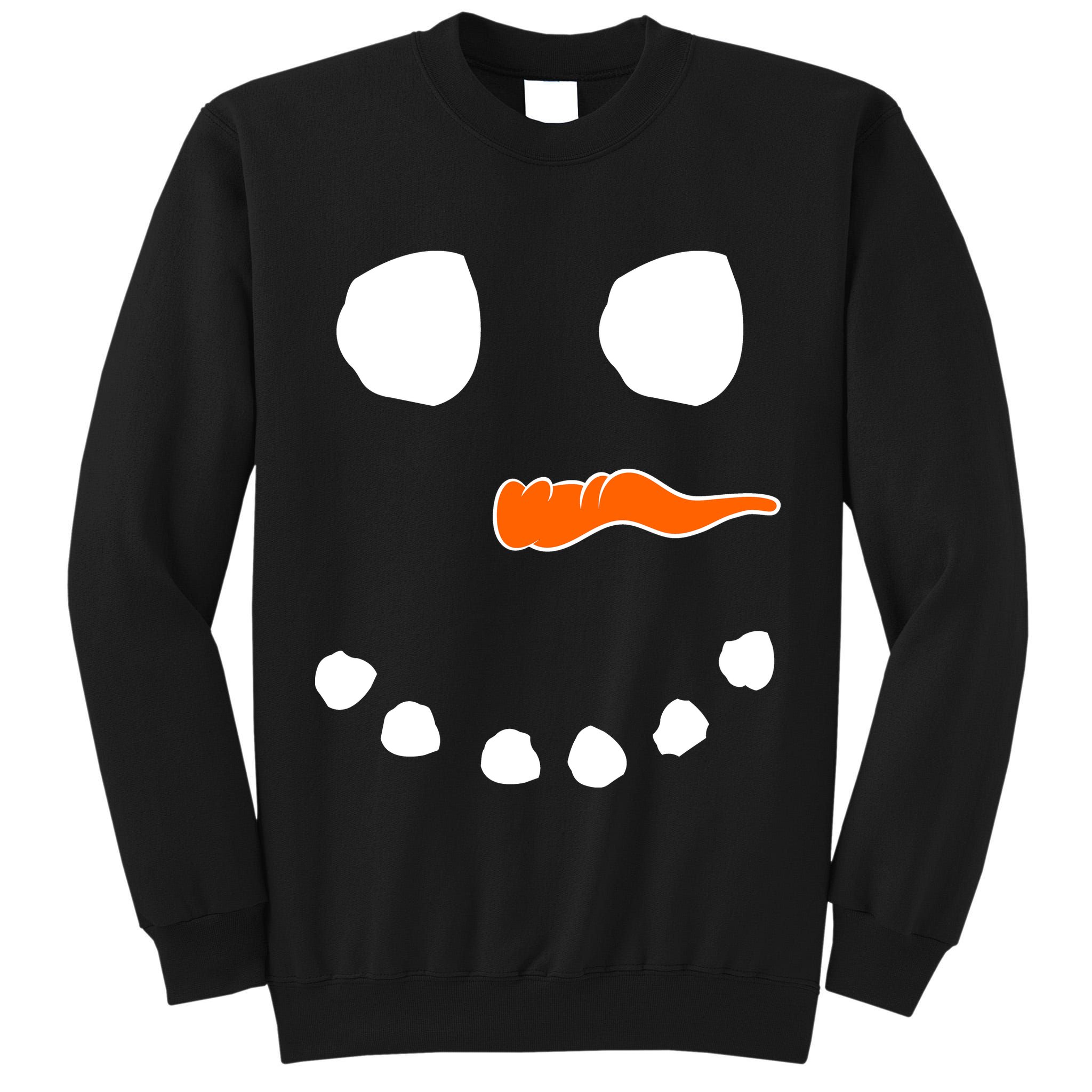 Snowman Big Face Tall Sweatshirt