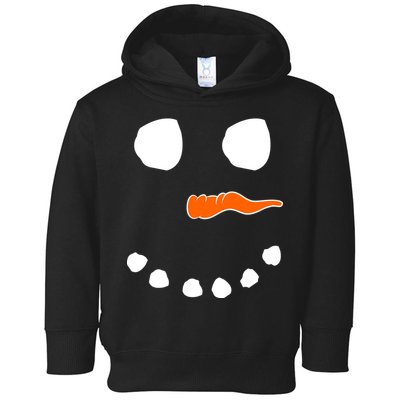 Snowman Big Face Toddler Hoodie