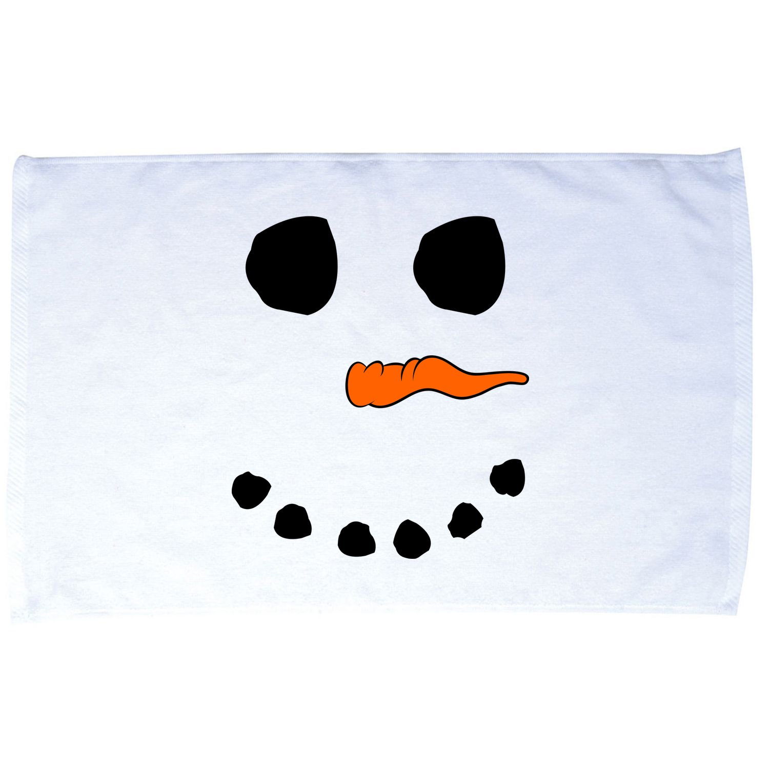 Snowman Big Face Microfiber Hand Towel