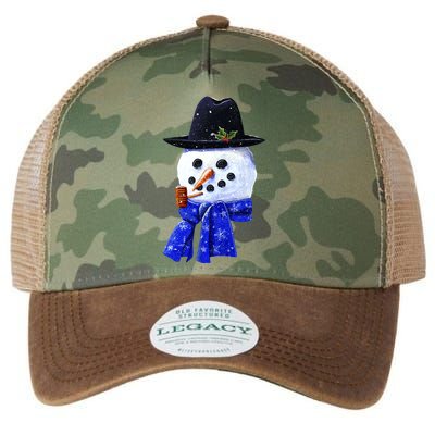 Snowman Smile Legacy Tie Dye Trucker Hat