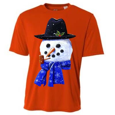 Snowman Smile Cooling Performance Crew T-Shirt