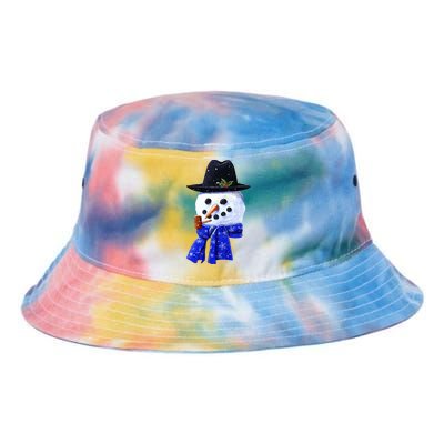 Snowman Smile Tie Dye Newport Bucket Hat