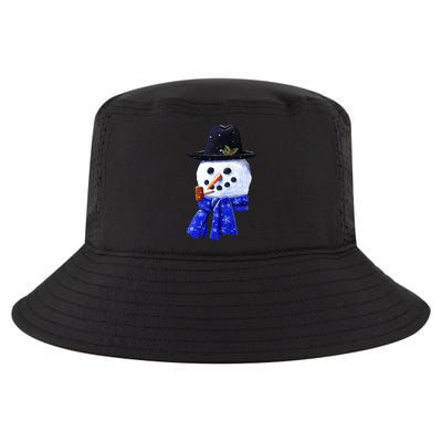 Snowman Smile Cool Comfort Performance Bucket Hat