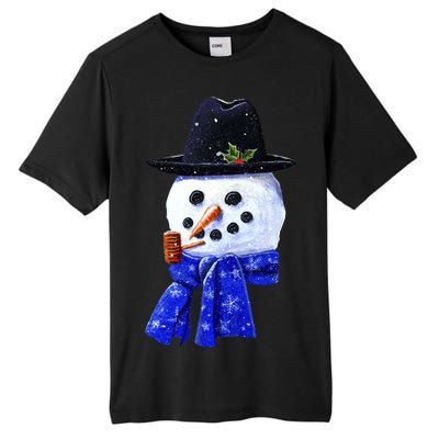 Snowman Smile Tall Fusion ChromaSoft Performance T-Shirt