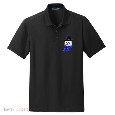 Snowman Smile Dry Zone Grid Polo