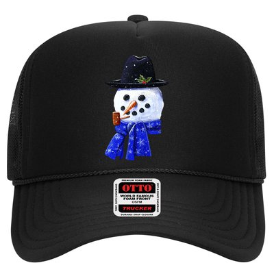 Snowman Smile Trucker Hat