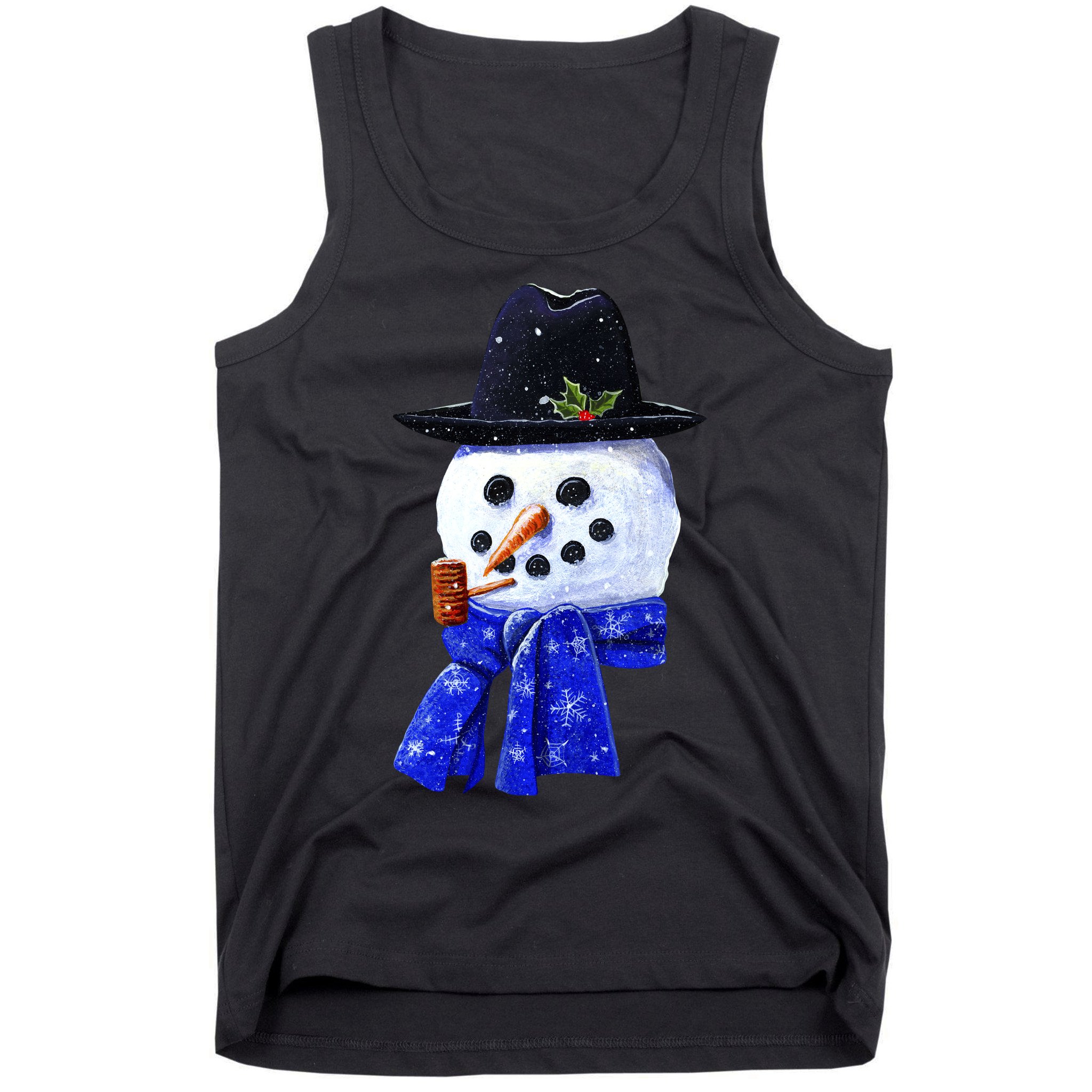 Snowman Smile Tank Top