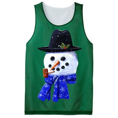 Snowman Smile Mesh Reversible Basketball Jersey Tank