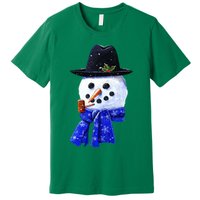 Snowman Smile Premium T-Shirt