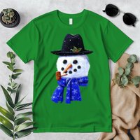 Snowman Smile Premium T-Shirt