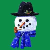 Snowman Smile Premium T-Shirt