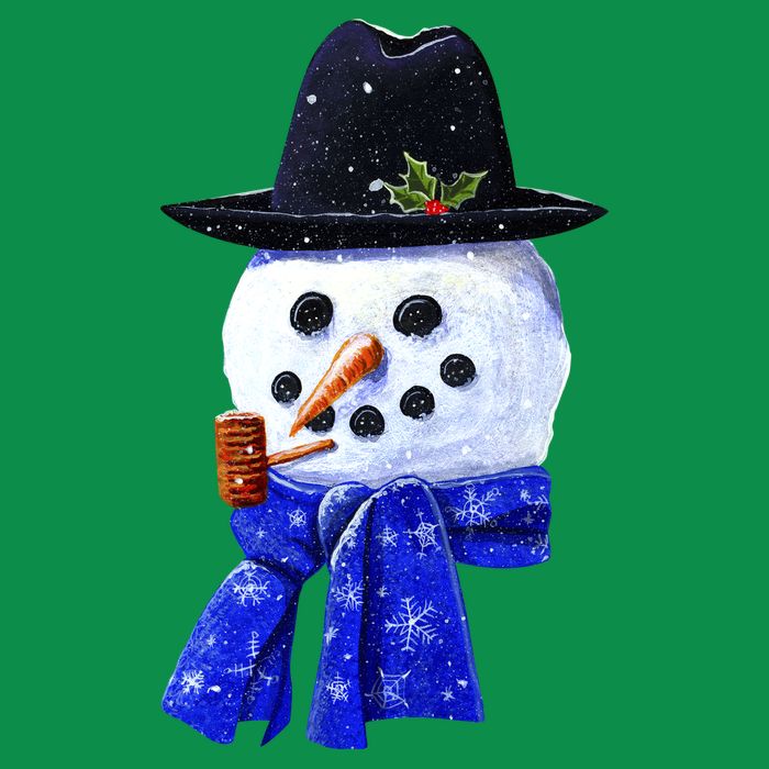 Snowman Smile Premium T-Shirt
