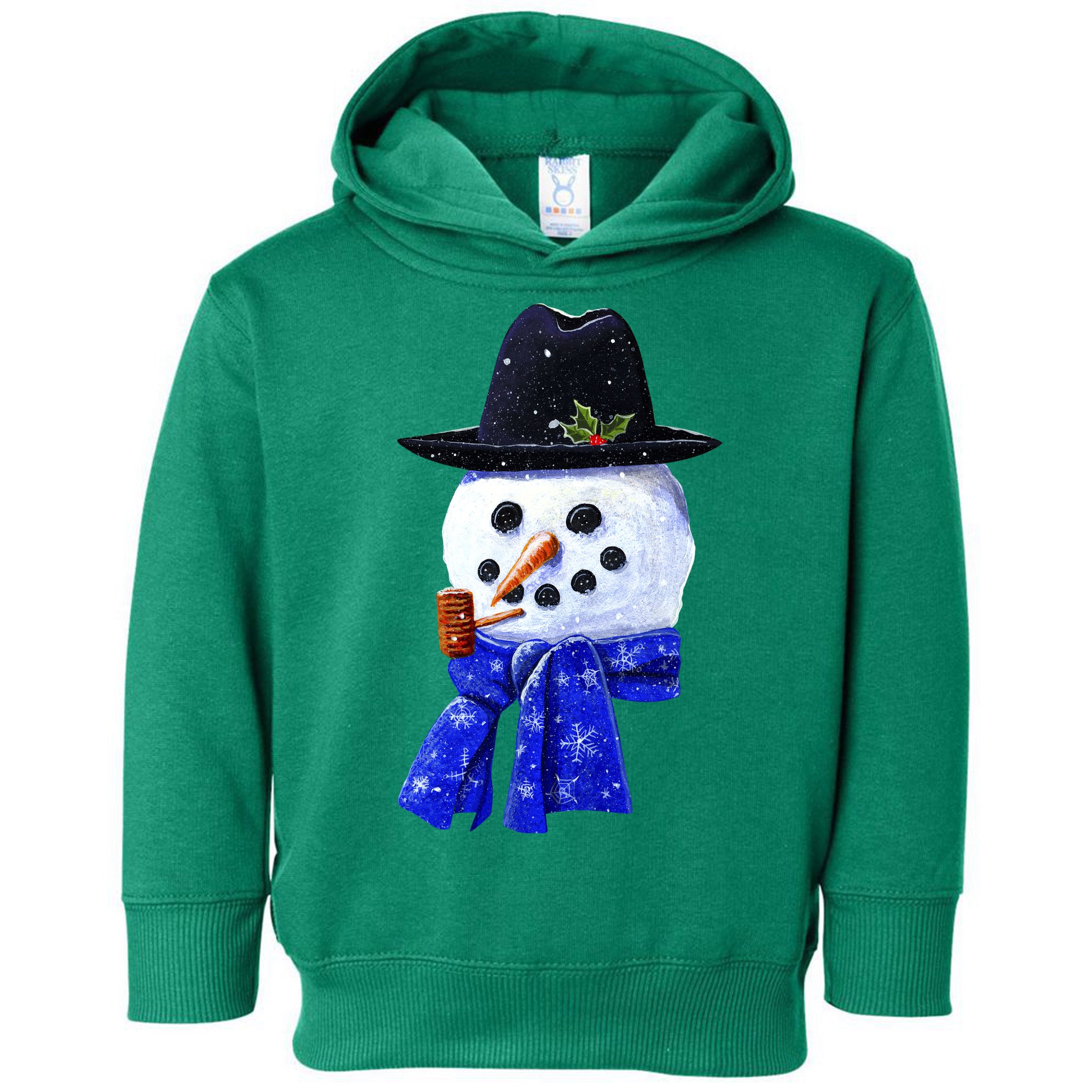 Snowman Smile Toddler Hoodie