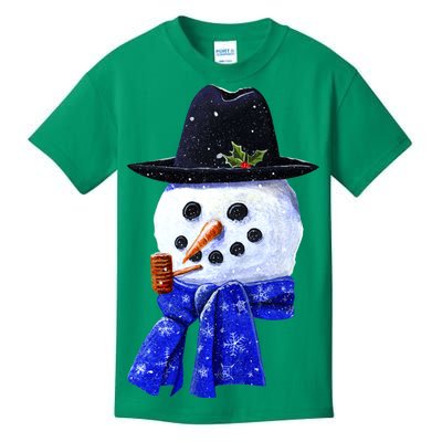 Snowman Smile Kids T-Shirt