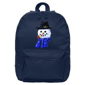 Snowman Smile 16 in Basic Backpack