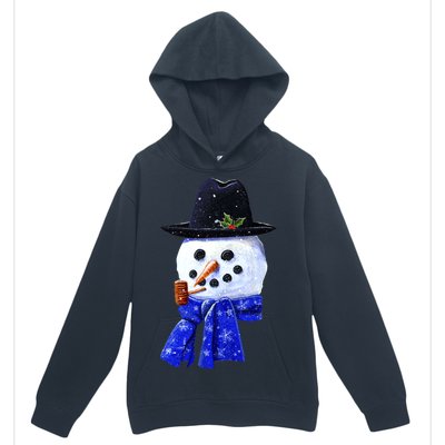 Snowman Smile Urban Pullover Hoodie