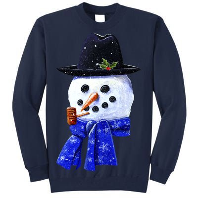 Snowman Smile Tall Sweatshirt