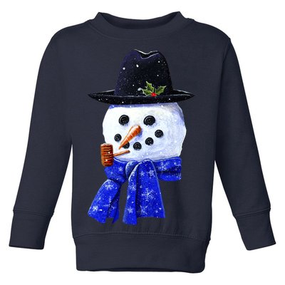 Snowman Smile Toddler Sweatshirt