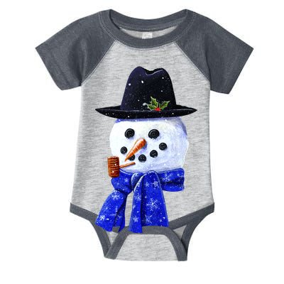 Snowman Smile Infant Baby Jersey Bodysuit