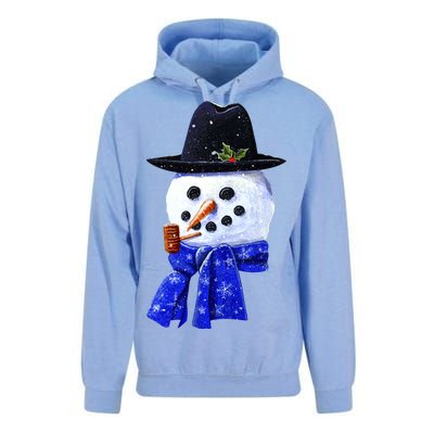 Snowman Smile Unisex Surf Hoodie