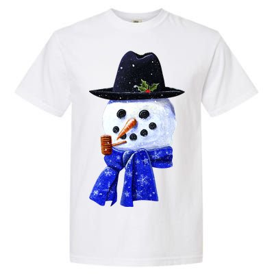 Snowman Smile Garment-Dyed Heavyweight T-Shirt