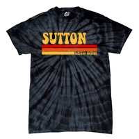 Sutton Name Personalized Idea Retro Vintage Sutton Tie-Dye T-Shirt