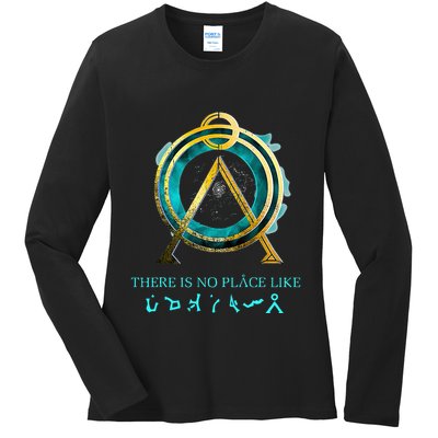 Stargate No Place Like Home Gate Ladies Long Sleeve Shirt