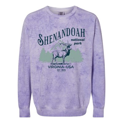 Shenandoah National Park Colorblast Crewneck Sweatshirt