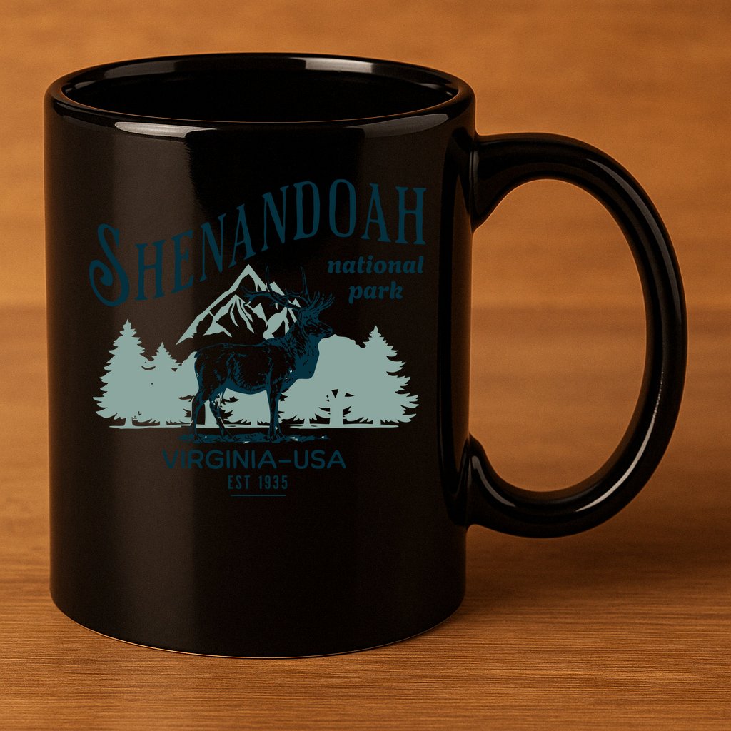 Shenandoah National Park 11oz C Handle Ceramic Mug