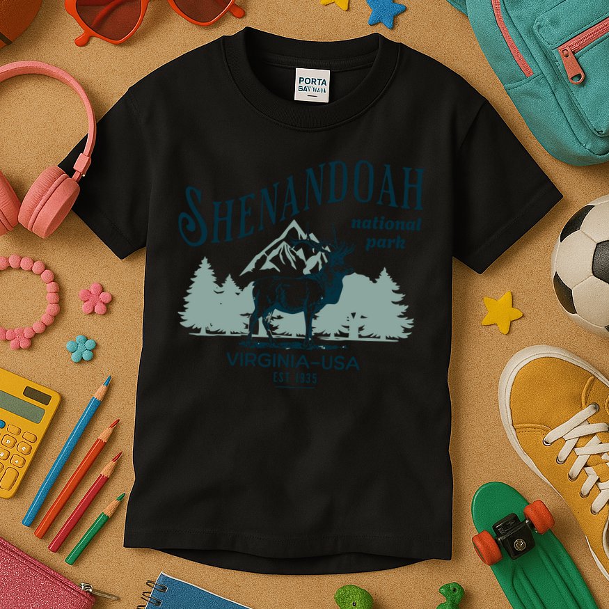 Shenandoah National Park Kids T-Shirt