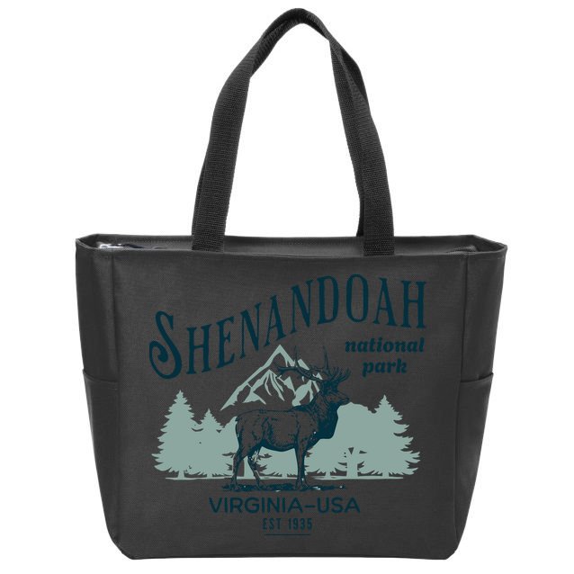 Shenandoah National Park Zip Tote Bag