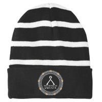 Stargate No Place Like Home Gate Adult For Striped Beanie with Solid Band