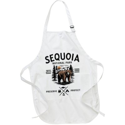 Sequoia National Park Grizzly Bear Camping California 1890 Apron