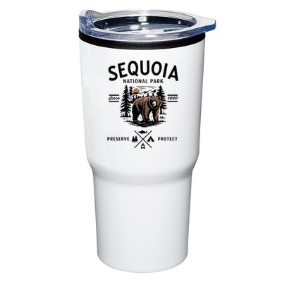 Sequoia National Park Grizzly Bear Camping California 1890 Tumbler