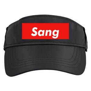 Sang Name Personalized Adult Drive Performance Visor