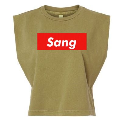 Sang Name Personalized Garment-Dyed Women's Muscle Tee