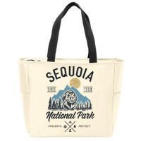 Sequoia National Park Novelty Hiking Camping Zip Tote Bag