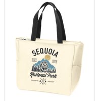 Sequoia National Park Novelty Hiking Camping Zip Tote Bag