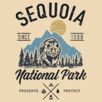 Sequoia National Park Novelty Hiking Camping Zip Tote Bag